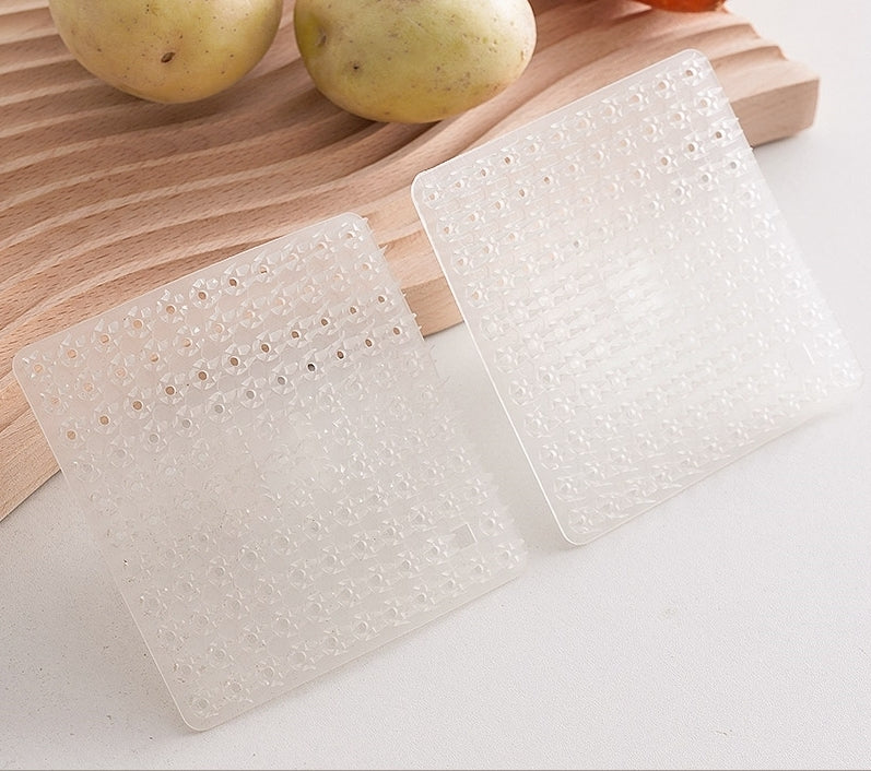 多功能蔬果刷 泥跡農藥清潔刷 可彎曲多功能洗菜刷 矽膠洗碗刷 廚房水果刷子家用土豆胡蘿蔔紅蘿蔔清洗刷 刷 廚房用具縫隙刷(2 個)