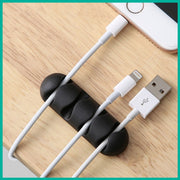 Cable organizer 10 pieces (black) Multi-purpose cable organizer