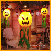 Halloween LED彩燈巫師帽鬼臉幽靈燈串 萬聖節 南瓜燈 萬聖節燈串 燈飾 萬聖節道具 LED彩燈巫師帽鬼臉幽靈燈串 南瓜頭恐怖氣氛裝飾燈