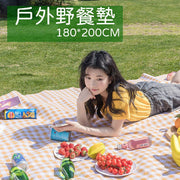 户外野餐垫加厚便携式防水地垫春游印花野营格子垫帐篷防潮垫野餐垫