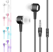 白色 3.5mm 直插式 糖果色耳機 入耳式 MP3 電腦手機通用耳機 耳筒