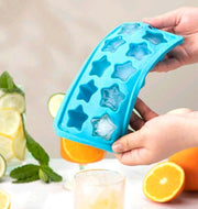 Silicone Star Ice Tray Fruit Ice Cube Mold (Random Color) Parallel Import Christmas Star Ice Cube Mold