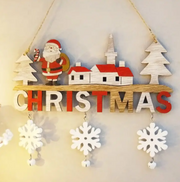 Christmas Decorations Creative Christmas Ornaments Wooden Handicrafts Door Hanging Christmas Gifts