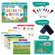 兒童手寫練習書蒙氏早期教育玩具控筆訓練本描數字字母練習冊ABC N班 幼稚園