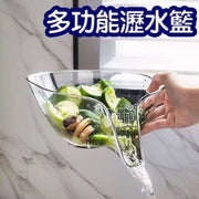 多功能瀝水籃-PET透明色