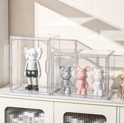 【 带隔板*小号】 带隔板透明亚克力盒子多功能盲盒展示架防尘模型展示盒收纳展示架