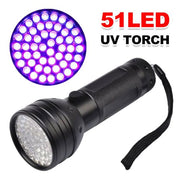 紫光手電筒 UV照 手電筒 驗熒光劑UV驗鈔燈