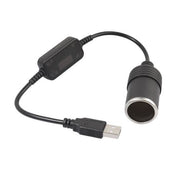 車用USB升壓線 5V轉12V點煙器母座 移動電源連接線 行車記錄儀連接線