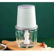 【600ml】輔食碎肉攪拌器 - 白 多功能電動絞肉機 嬰兒輔食機 食物處理器 攪肉 絞肉 壓碎 蒜蓉器 切辣椒碎 攪碎器 切碎粒