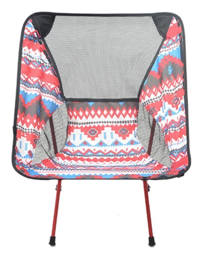 民族風 戶外便攜式摺疊椅 露營椅 折疊椅 釣魚椅 野外 室內可用 沙灘 野餐 燒烤 旅行 休閒輕便 戶外觀星沙灘露營摺合椅 戶外露營摺疊凳 便攜式 易收納 超輕露營摺櫈 露營 釣魚椅 野外 室內可用