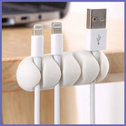 Cable organizer 10 pieces (white) Multi-purpose cable organizer