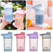 Blue 500ml sports and fitness shaker cup, milkshake cup, breakfast cup, water cup, water bottle, kettle, water bottle