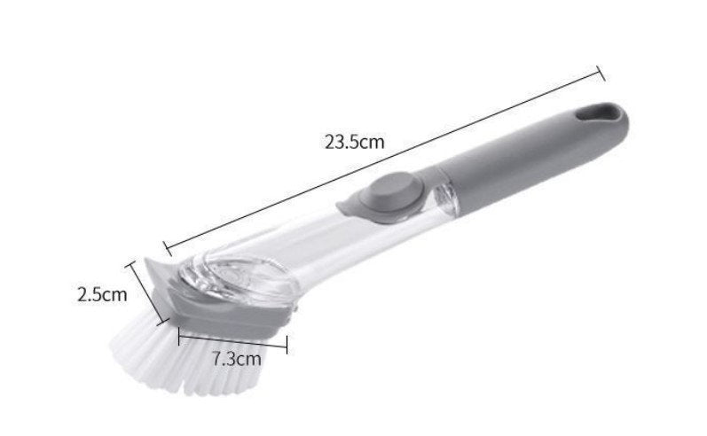 廚房鍋具刷碗碟手柄內置洗潔精清潔海綿防菌防霉清潔綿清潔刷