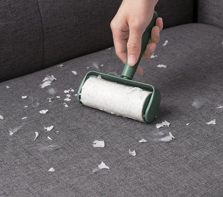 手持除塵器除塵轆 日系無印風 竉物毛髮粘毛滾筒 寵物除毛器 衣物除塵轆 毛髮粘毛滾筒