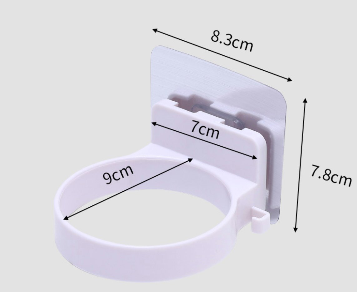 Traceless hair dryer rack wire hanging hole-free bathroom traceless storage rack wall-mounted hair dryer storage rack hair dryer rack Dyson hair dryer