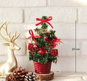 Christmas Ornament Tree Mini-20cm-Red
