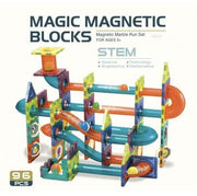Creative magnet building block toy set - 96 pieces (for ages 3 and above) building blocks
