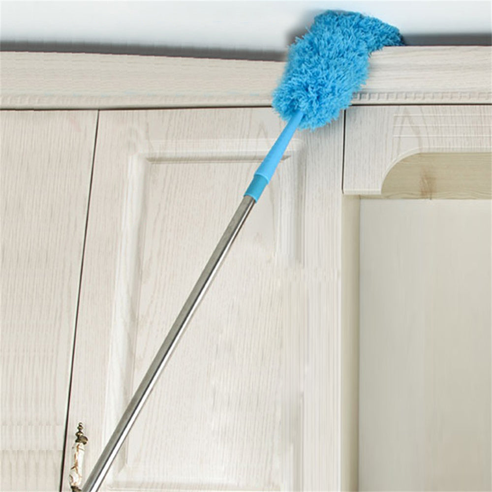 【一套三件】多功能可伸縮靜電除塵刷 適用任何位置清潔 靜電吸附不揚灰除塵掃 刷