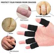 (10 pieces) Joint elastic finger protectors 10 pieces volleyball basketball finger protectors sports protective gear protectors finger protectors