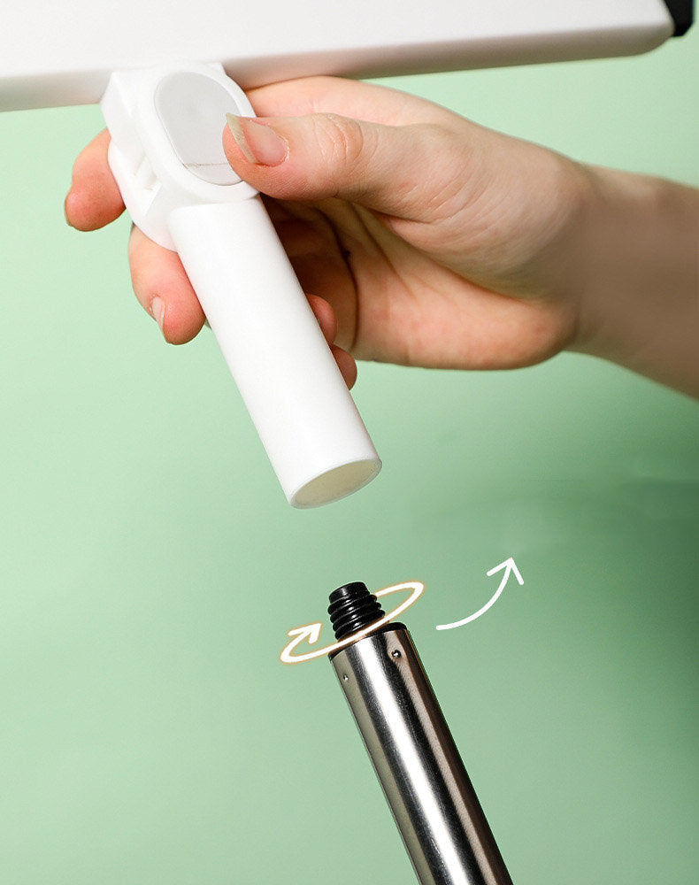 長柄地刮浴室廚房清潔水刮地板清潔刷可拆卸手柄玻璃刮水器 刷