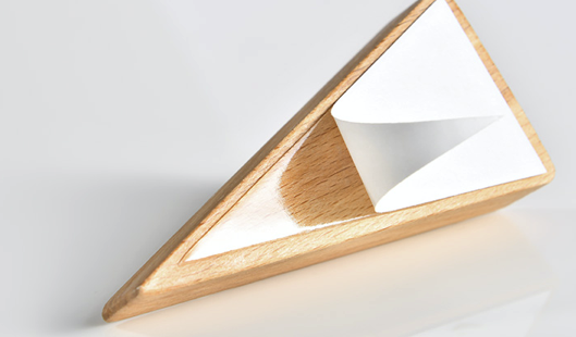 2個 自粘掛鉤現代北歐風房門式掛衣鉤北歐浴室掛鉤衣鉤掛鉤免打孔 無印風櫸木踢腳免打孔木質掛勾鉤-櫸木方形掛鉤 2個一套掛鉤