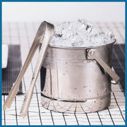 Stainless steel thickened ice bucket plus fine size 1L