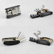 16-in-1 bicycle repair kit tool set, lightweight and portable