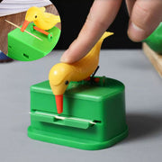 Press automatic toothpick toothpick tube box creative bird toothpick tube with wings automatic toothpick toothpick woodpecker toothpick box toothpick tube