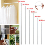 30-50cm 1.3cm diameter punch-free telescopic rod door curtain curtain rod kitchen partition rod wardrobe telescopic rod shower curtain clothes hanging