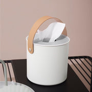 Nordic desktop tissue box storage roll paper box home living room hotel light luxury creative belt portable light luxury