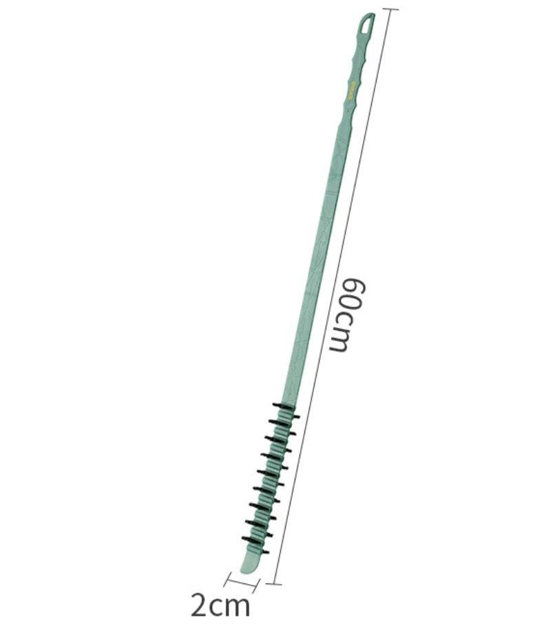洗衣機清潔刷滾筒刷縫隙刷清潔工具洗衣機刷子硬毛清潔工具 綠色 刷
