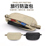 Travel anti-theft bag, personal waist bag, passport bag, invisible waist bag, anti-theft and anti-peeping personal small bag, sports waist bag, bicycle bag, personal waist bag, travel waist bag, khaki