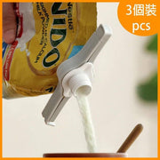 【3 pcs】Food preservation multifunctional sealing clip for seasonings/snacks/coffee powder/washing powder multifunctional sealing clip sealing clip food sealing clip