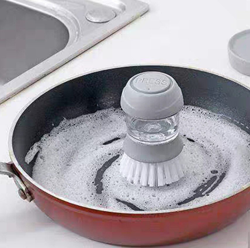 自動加液刷 餐具刷 廚房家用除油除垢清潔刷