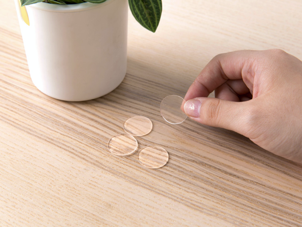 140粒 雙面無痕貼 加厚防撞貼 廁所板防撞膠粒 日式透明靜音防撞貼 (140枚入) (連貼紙) (避震│防滑墊│防撞膠粒│防滑膠墊│椅腳墊│廁所板│防衝擊│半球形│玻璃門│手提電腦)