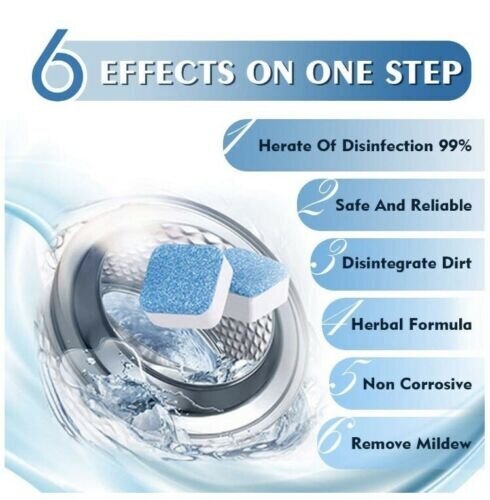 Super Clean 洗衣機清潔劑 (12件/盒 )