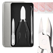 Patented eagle-beak nail clippers for paronychia and barbs, stainless steel ole-beak nail clippers set/nail picker/nail file/nail scissors/3-piece set/manicure tools (1 set)