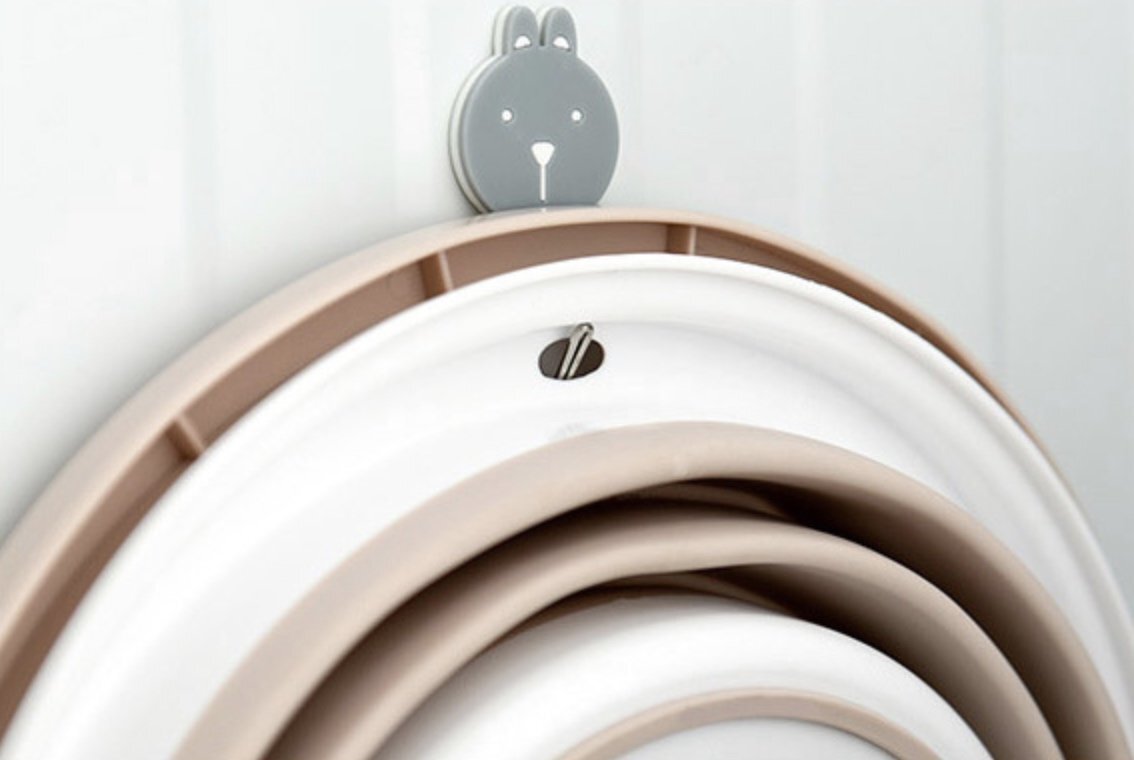 可摺疊多功能水桶 加闊桶口設計 地拖桶/洗車/清潔 - 藍色 可折疊 洗菜浸腳露營 洗衫