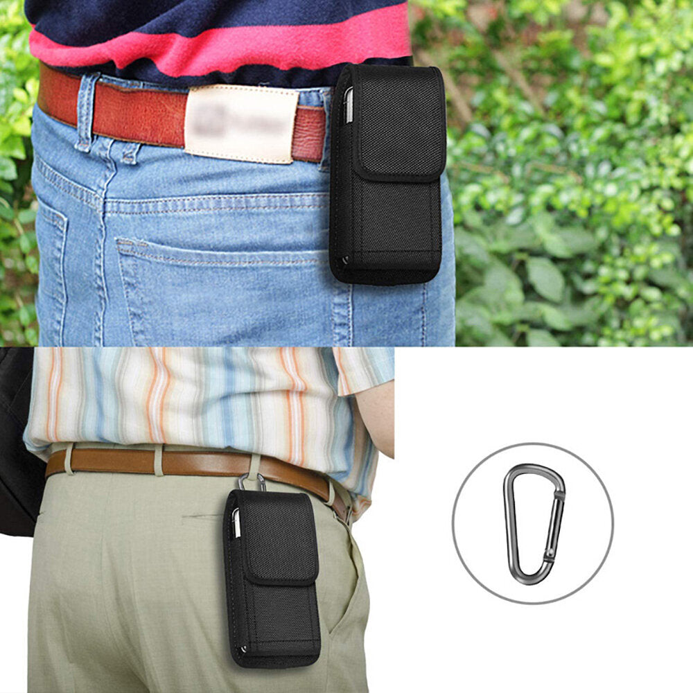 Mobile Phone Waist Bag Outdoor Sports Running Cycling Mountaineering Waterproof Leather Case Tactical Waist Bag
