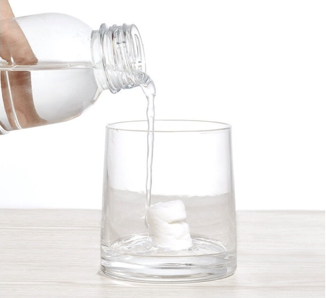 (袋裝)壓縮面膜100粒裝 面膜紙 絲薄省水 純棉無紡布*一件(包裝款式隨機) 面巾