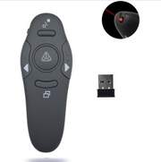 无线射频2.4GHz USB多功能简报遥控器/雷射笔/简报笔/(即插即用,范围最大至328 ft.,5mW红色激光) Laser 雷射遥控器