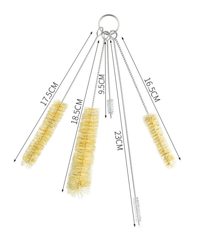 杯子奶樽清潔神器茶壺刷子茶杯迷你壺嘴吸管刷水壺硬毛小號縫隙廚房洗杯子清潔神器杯刷 刷