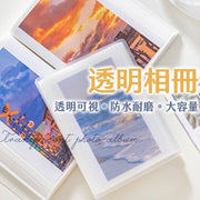 6吋 透明相冊 卡冊 無印風相簿 收納冊 手帳素材收納 明星卡收納 即影即有相簿 磨砂相冊(6寸/40卡位)