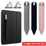 Gray Apple Pencil Pen Protective Cover Pen Case Sticky Portable Suitable for Apple 1/2 Generation