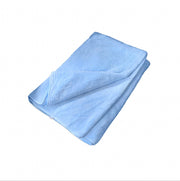 High density velvet large bath towel soft, absorbent and fluffy - blue