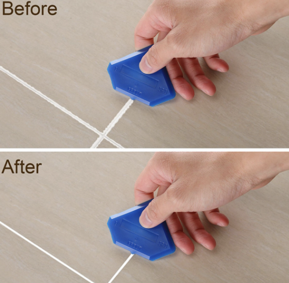 鏟膠器9件套 陰角刮板 玻璃鏟膠美縫工具 角度刮板 刷