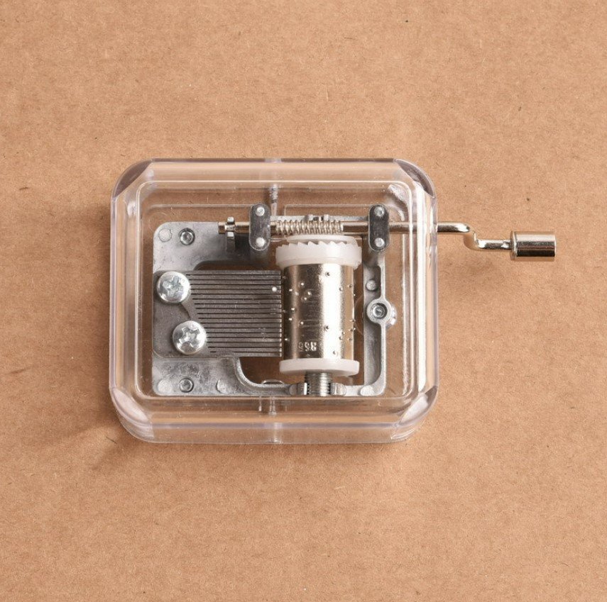 簡約透明音樂盒