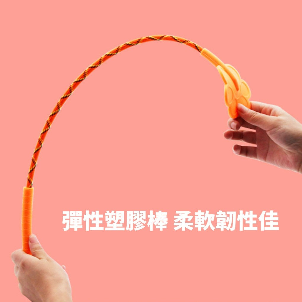 【教育狗狗必備】柔軟訓狗拍|不傷寵藤條 愛心橡膠拍 訓狗棒 專業行為矯正打狗棒 打貓棒 訓犬棒 寵物訓練教育管教懲罰用品 寵物訓練拍(顏色隨機)
