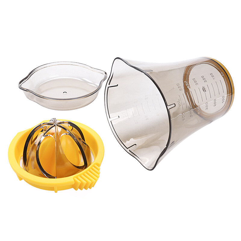 Portable manual lemon juicer fruit squeezer simple orange juice cup