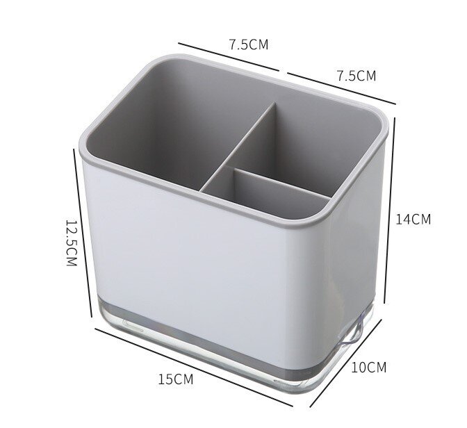 筷子瀝水架 餐具收納架 瀝水籃 筷子收納筒 多功能筷子籠 筷子瀝水架 餐具叉子湯匙收納 北歐風廚房收納架收納桶 廚房鍋具/餐具/用品 筷子架 餐具收納筒 日式簡約塑料筷子整理盒 廚房筷子筒瀝水收納盒